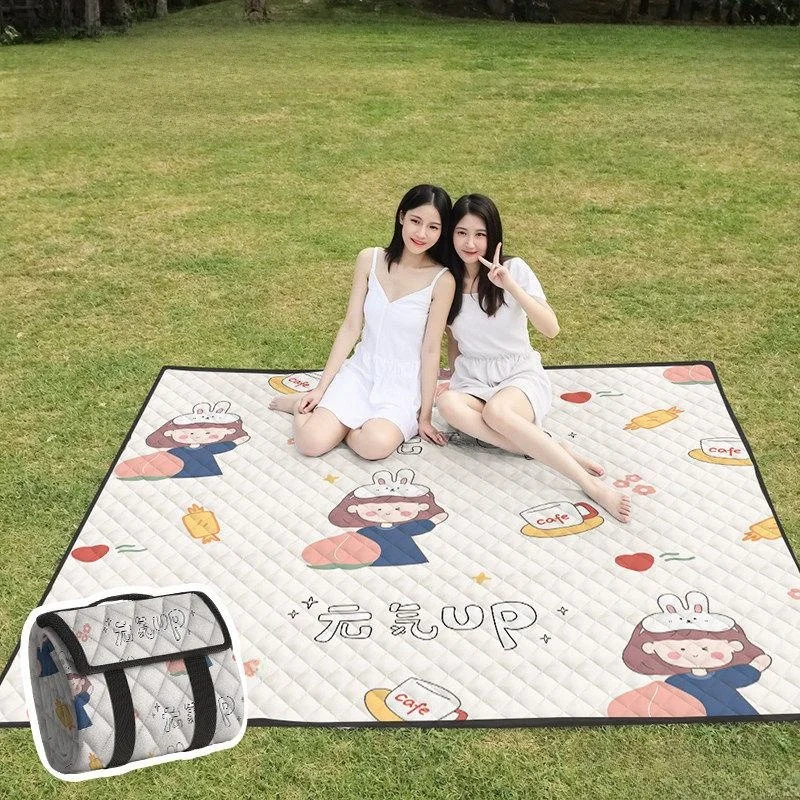 

Утолщенный переносной коврик для пикника, водонепроницаемый, для кемпинга на открытом воздухе, подстилка для палатки, для весеннего туризма, барбекю, для поля и газона, влагостойкий коврик