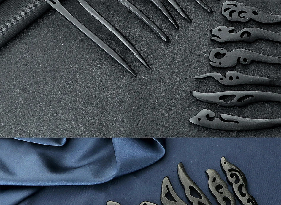 Chinesische Königliche Holz Haar Clips Haar Stick Frauen Einfache Geschnitzte Holz Haarnadeln Mädchen Exquisite Frisur Zubehör Kopfbedeckung Geschenk – Detail 10