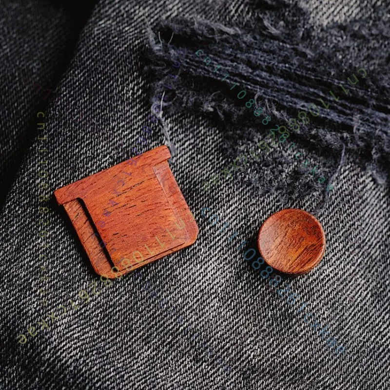 Retro Wooden Hot Shoe Cover Dust Protective Cap Replacement Accessory For Leica Q Q2 Q Series Camera view 6