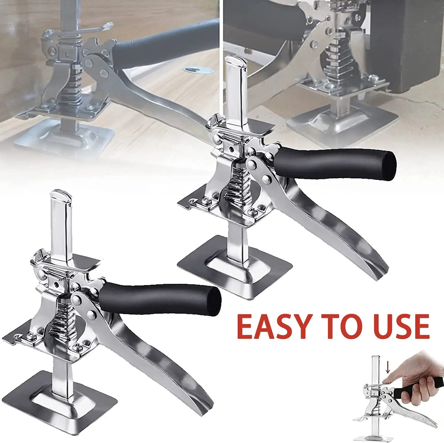 Anti Slip Board Lifter Cabinet Jack Stainless Steel Tile Height Regulator Precision Locator Wall Leveling Lifting Construction