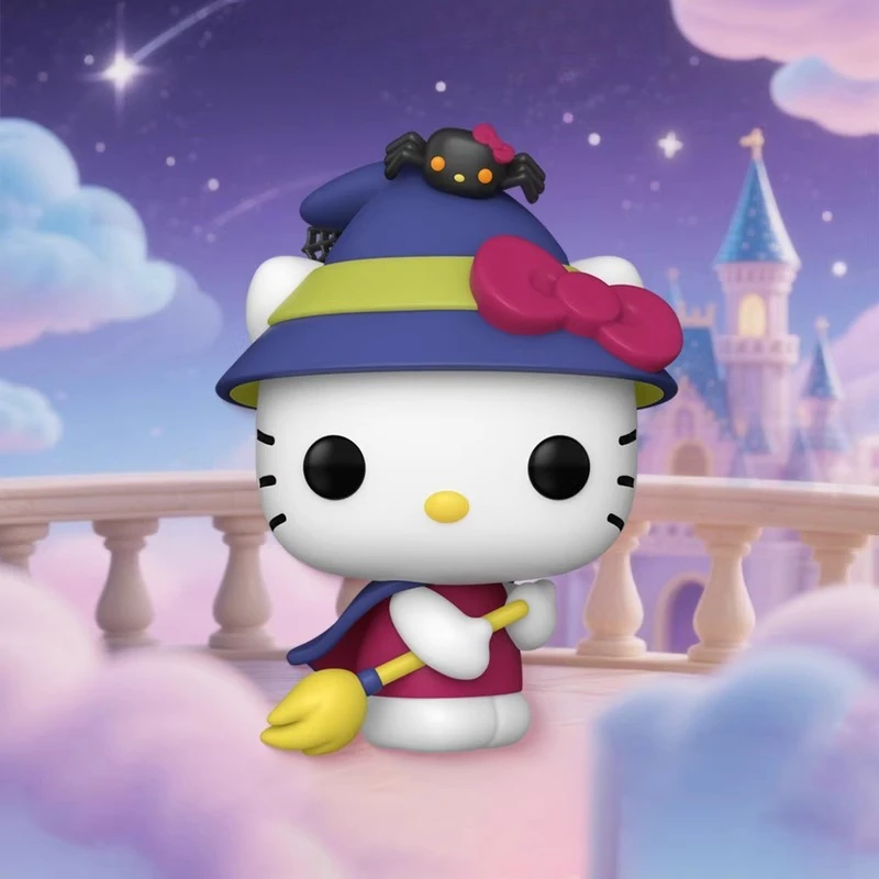 

Genuine Edition FUNKO POP Sanrio Hello Kitty (Witch Costume Set) Anime Desktop Decoration Ornament Model Toys Collectible Model