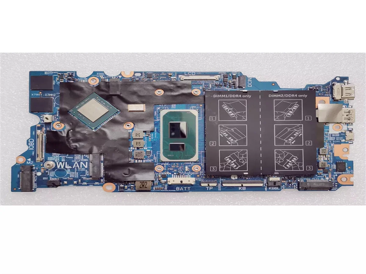 

CN-0NMDW6 203067-1 для Inspiron 14 5410 5418 5510, материнская плата ноутбука, процессор: I7-11370H, графический процессор: N18S-G5-A1, 2G, 100% полный