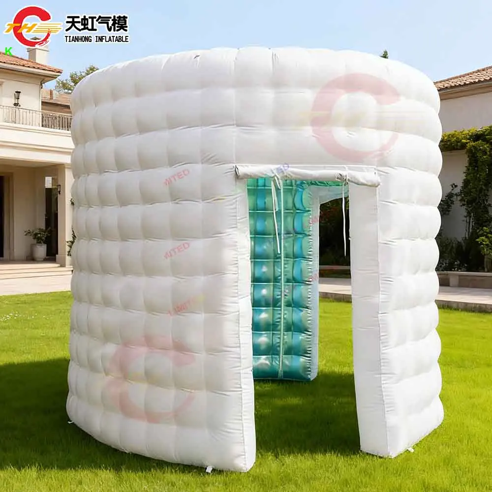 高速航空便配送 インフレータブルフォトブース プラタフォルマ ライブキャビン 360度カメラフォトブース ヨーロッパ ビデオブース ナイトクラブテント