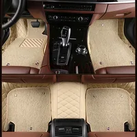 Two Layers Customized Full Coverage Car Floor Mats for BMW 3 Series F30 F31 Touring F34 GT G20 2020-2023 Car Accessories