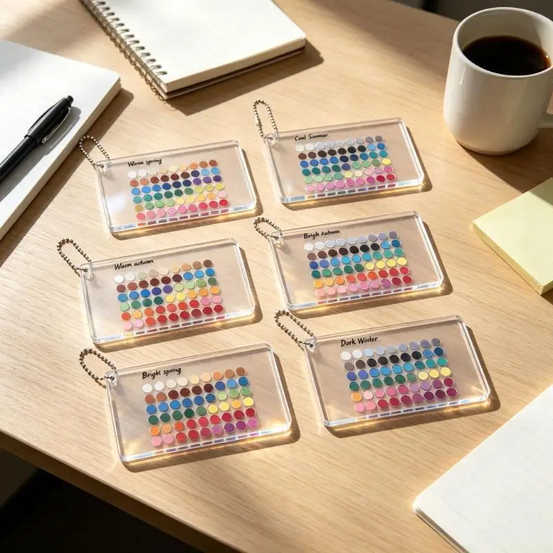 R53C Color Reference Cards Acrylic 6 Piece Set for Personal Analysis
