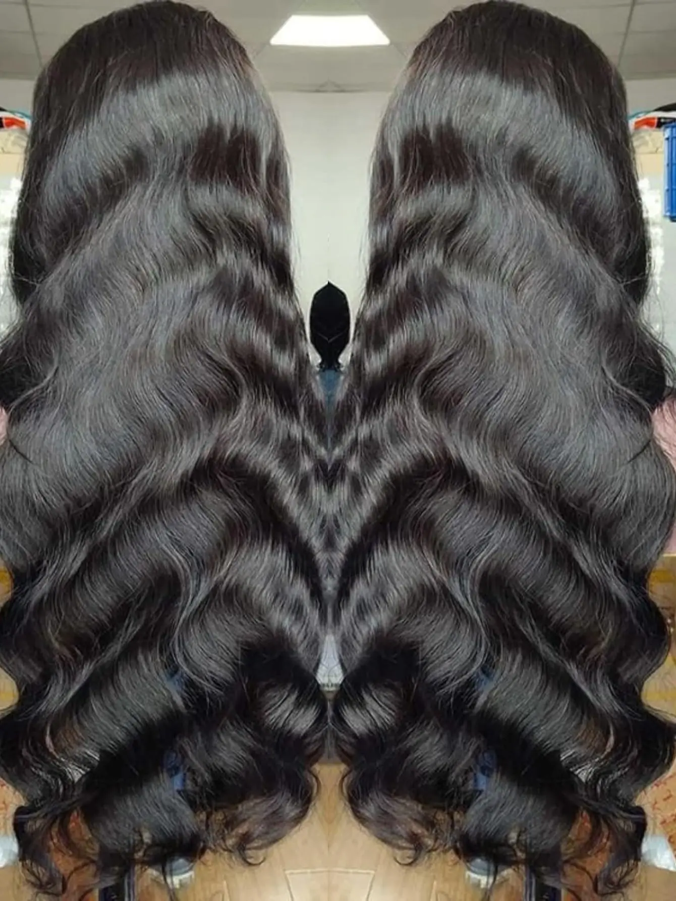 42 بوصة 13x4 الدانتيل الجبهة الباروكات شعر الإنسان الشعر البشري قبل قطعها شعر مستعار اللون الطبيعي 100% شعر بشري لعذراء الدانتيل الجبهة الباروكات للنساء