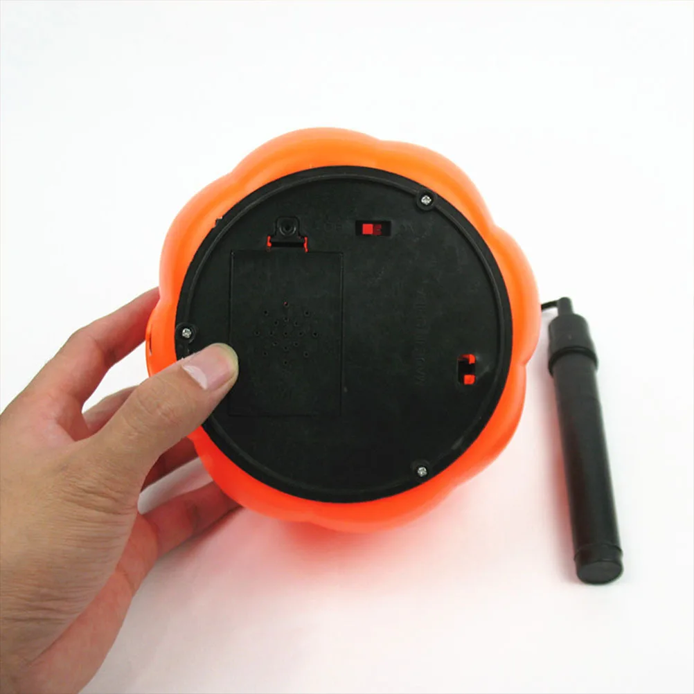 

1Pcs LED Jack-O'-Lantern Plastic Lantern 17cm Rotating Halloween Decoration Low Power Consumption Yard Porch Light