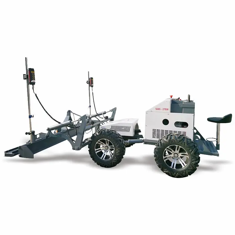 Hot Sale Laser Leveling Machine Screed Leveling Laser Machine Electronically Controlled Steering Floor Cement Level Machine