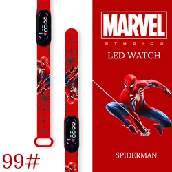 MINISO Spiderman Kid's Horloges Mannen Sport Polsbandje Armband Waterdicht Kinderen Digitale Horloge Jongens LED Klok relogio montre