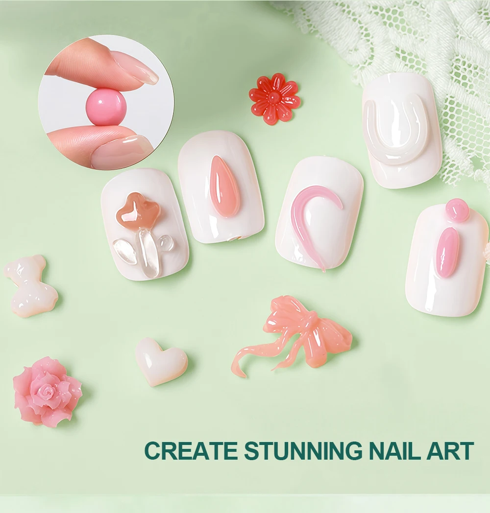 Nailpop Nicht klebriges, ausziehbares Gel ohne TPO/HEMA für Kristall-Nagelspitzen, Bildhauerei und selbstklebende Haftung von Strasssteinen, langlebiges Heimwerken – Detail 5