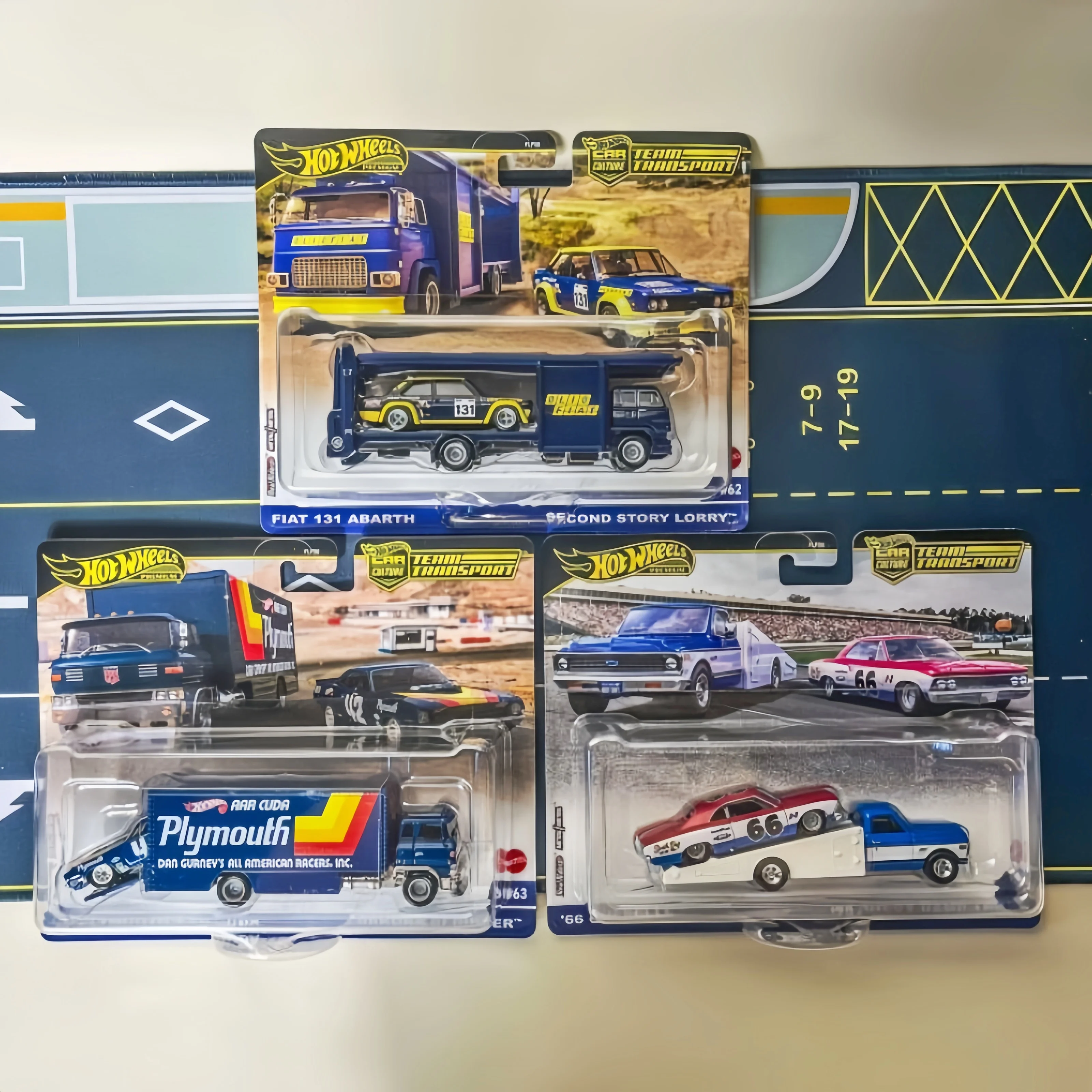 

New Hot Wheels Premium Car Culture Team Transport Series Gtr Ford Collectible Car Model Children Toy Room Decoration Holiday Toy