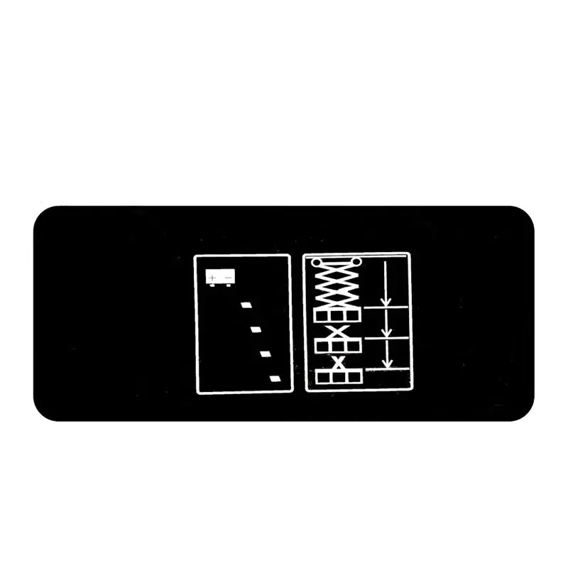 

1001218285 Sticker Plat Control Function Decal used for JLG 1001214924S 100127460 Platform Control Box