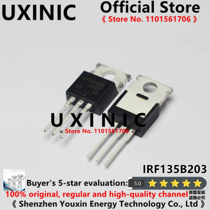 UXINIC 100% New Imported Original IRF135B203 TO-220 N-channel FET 129A 135V