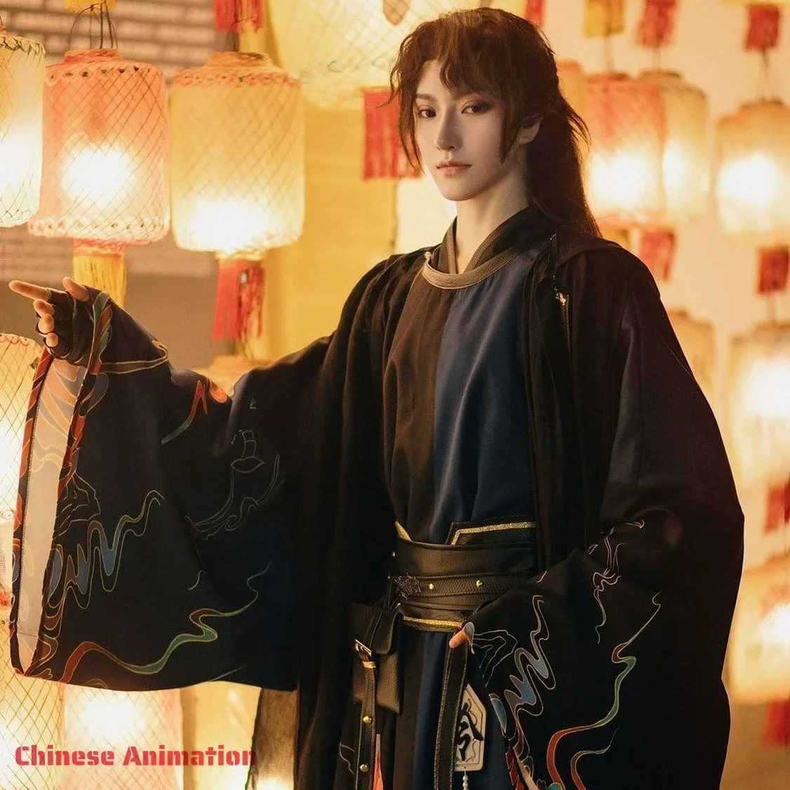 In Stock Chinese TV Antiquities Series 2Ha Immortality Mo Ran Cosplay New Skin Costume Unisex MoRan Guru Cos Birthday Gifts