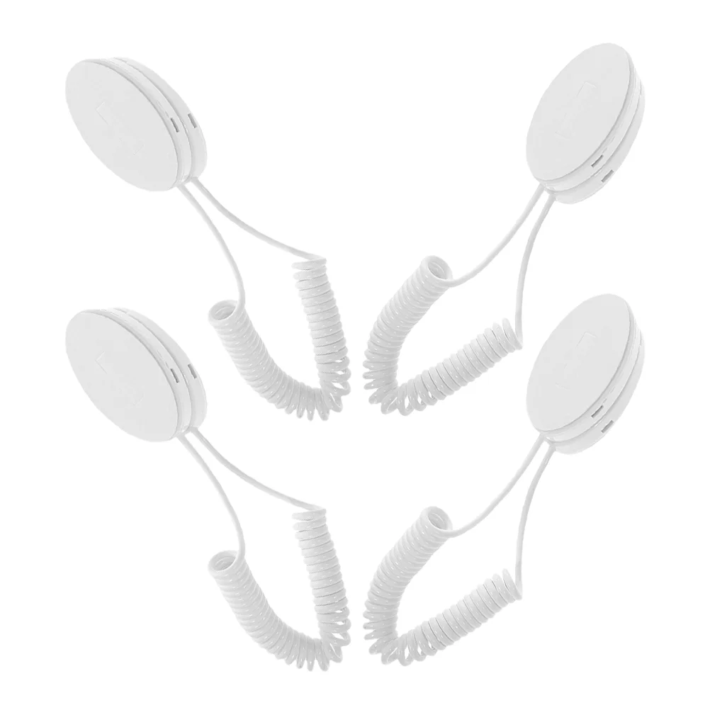 4 Pcs Phone Mount Anti-lost Rope Hook Tether for Remote Control Lanyard Remote-control Dvd Cable Leash White Convenient