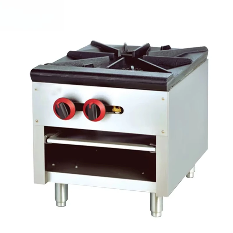 Commercial gas stoves are popular in restaurants