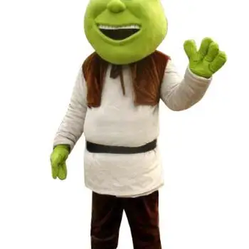 New Adult Halloween Character Cute Shrek Christmas Dress Full Body Props Outfit Mascot Costume