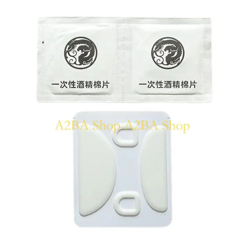 A2BA Esportstiger Ice Mouse Feet Stickers for ATK Duckbill Mouse Curveds Edges