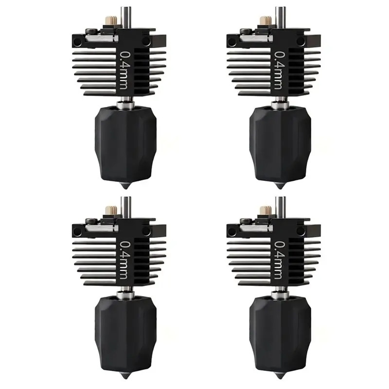 HOT!A72T Quick-Swap 4-Pack Hotend Kit For Flashforge Creator 5/5 Pro 0.4Mm Nozzle, High-Temp Extruder 3D Printer Parts