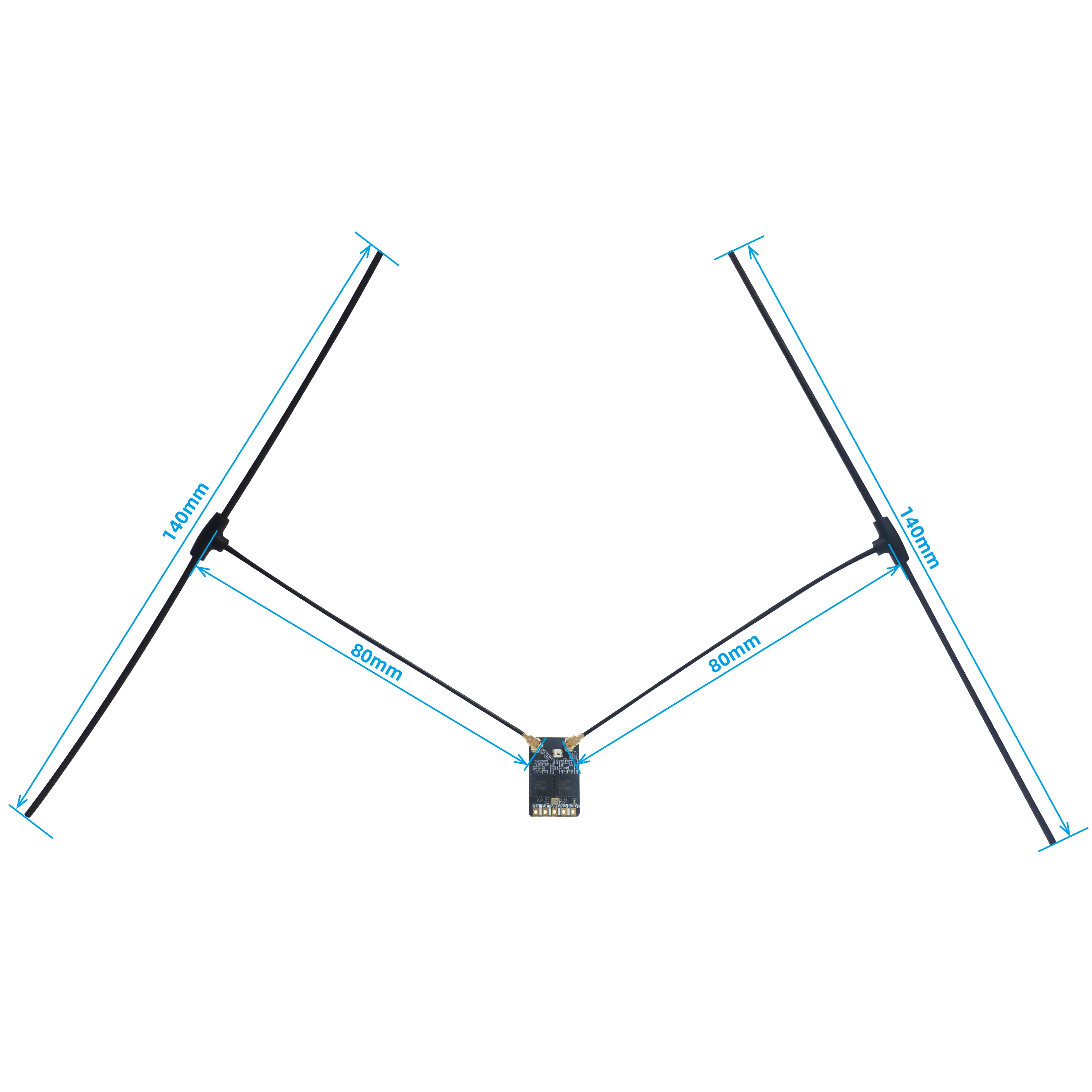 BAYCK 915Mhz Dual Core RX Antenna Receivers ExpressLRS ELRS Support SBUS