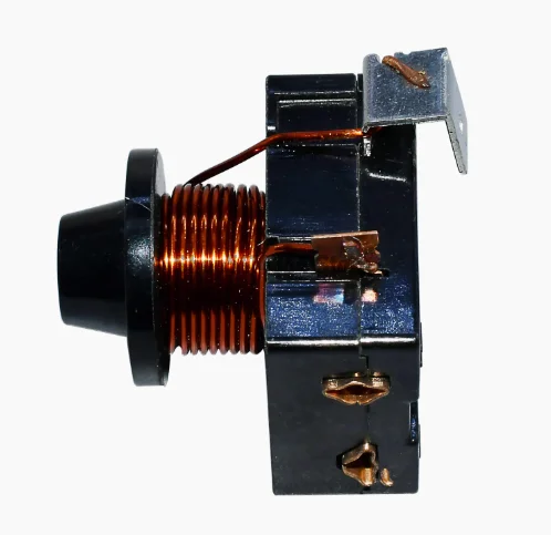 1/8HP 3Pins Refrigerator Plastic Housing Starter Compressor PTC Relay Black 1pc