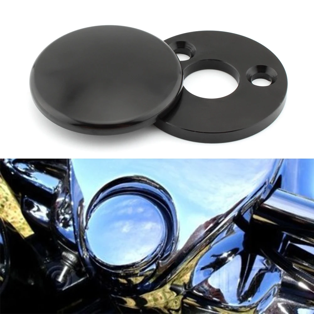 Fork lock clock case For Harley Road King black dial waterproof