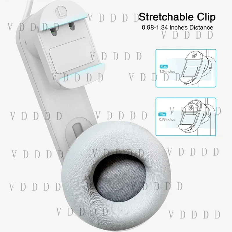 For Meta Quest 3 Headset Clip-on Headphones Comfortable Sound Enhancer White For Quest 2 VR Headsets Game Earphones Accessories