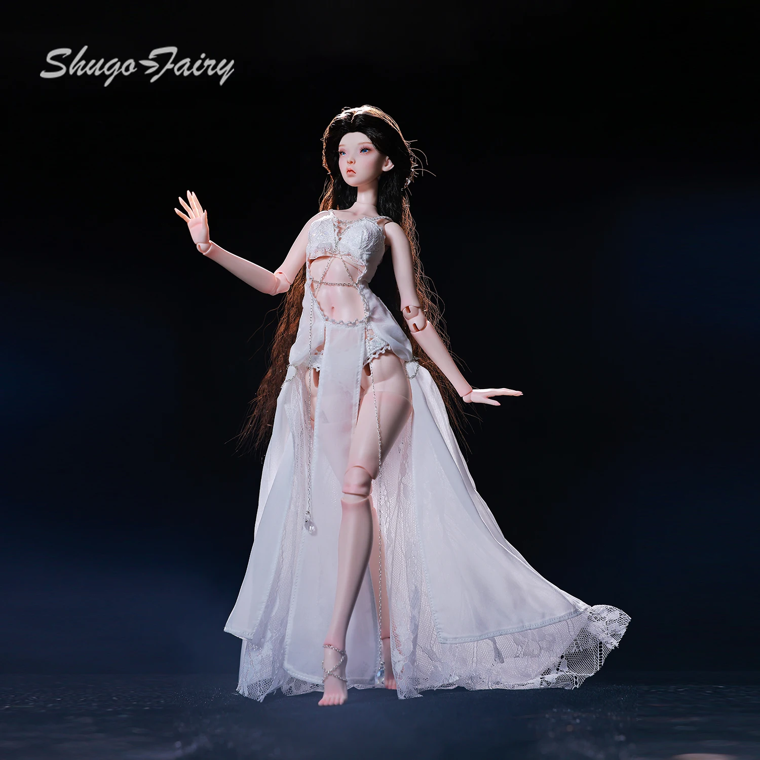 ShugaFairy Phyllis E 1/4 BJD Corpo Especial Artístico Barriga Grande Esbelta Boneca de Resina Poseable Conjunto Completo |   Edição limitada de colecionador