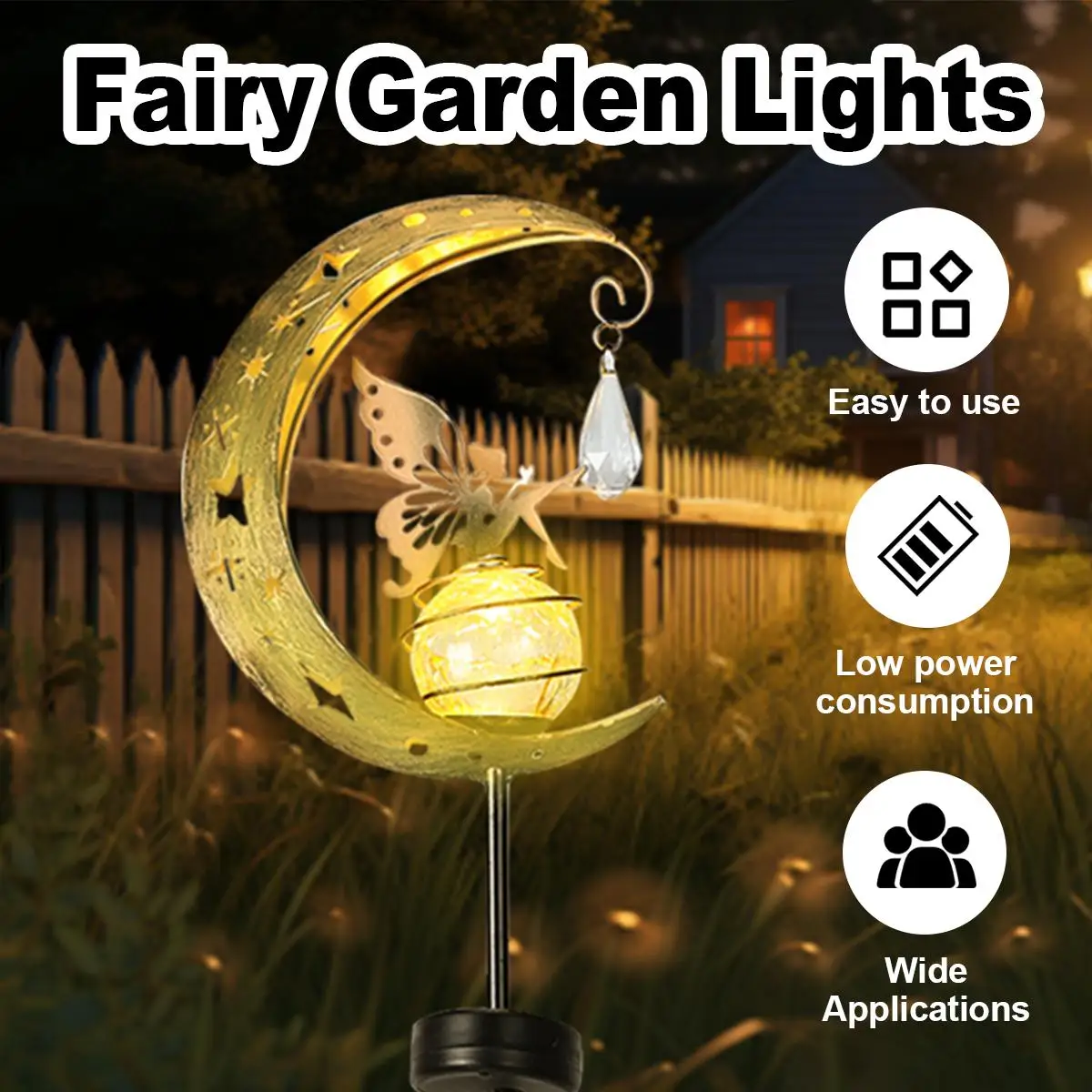 

Solar Iron Decor Light Lamp Street Lights Panel Waterproof Led Pathway Patio For Outdoor Garden Fairy Stake Ornaments Decoration
