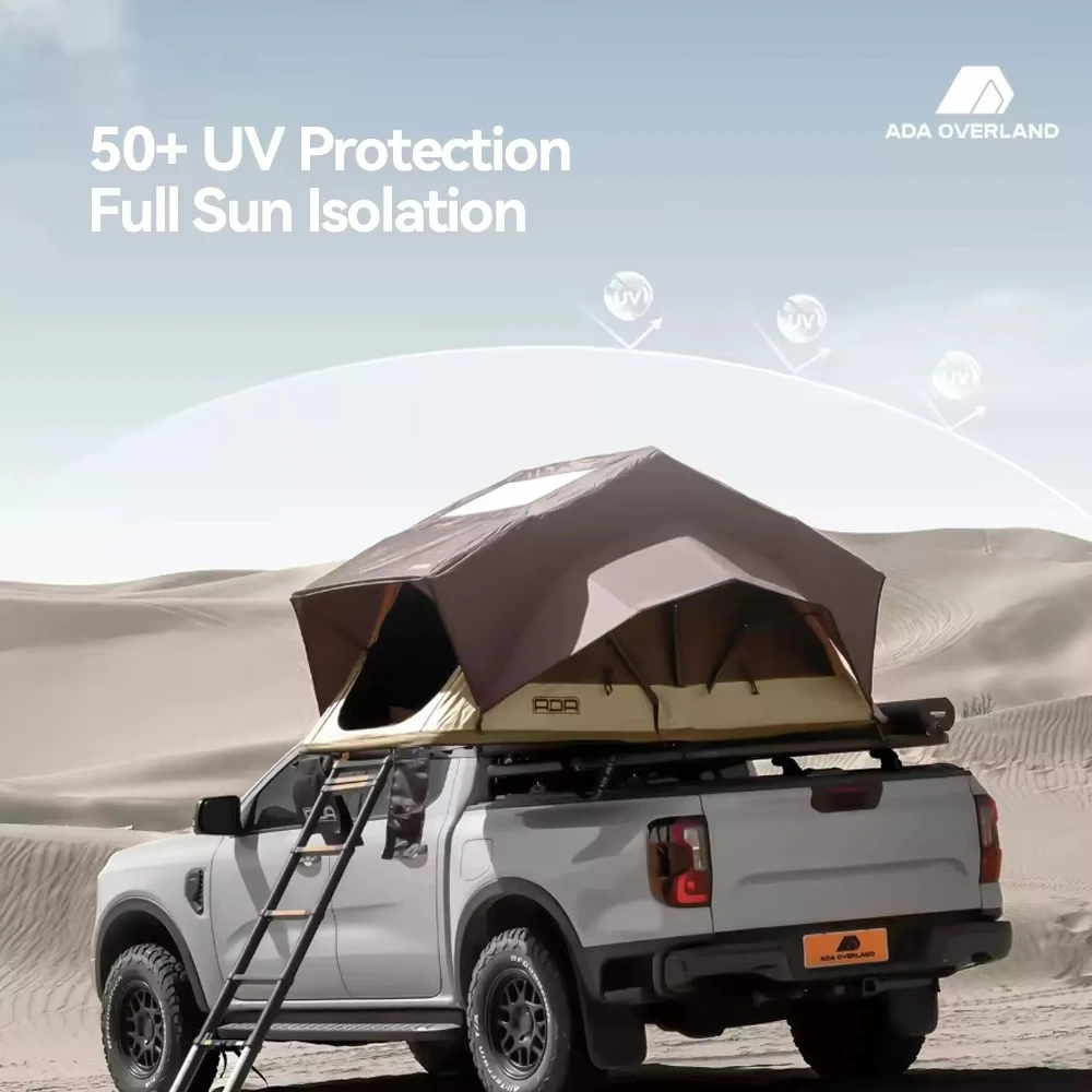ADA Overland All-Weather Soft Shell Roof Top Tent 4x4 & SUV Camping Waterproof Family Rooftop Tent Suit for 4 Season