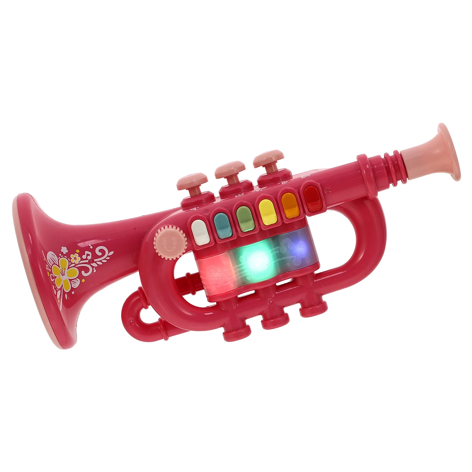 1 conjunto crianças trompete instrumento de aprendizagem musical som criativo brinquedo educativo presente para crianças brinquedos trompete