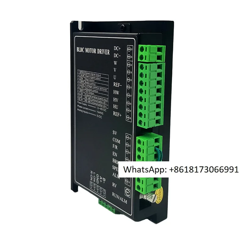 

Brushless Electric Vehicle Motor Driver High Voltage Hall Motor Controller 24-60V DC Brushless Driver