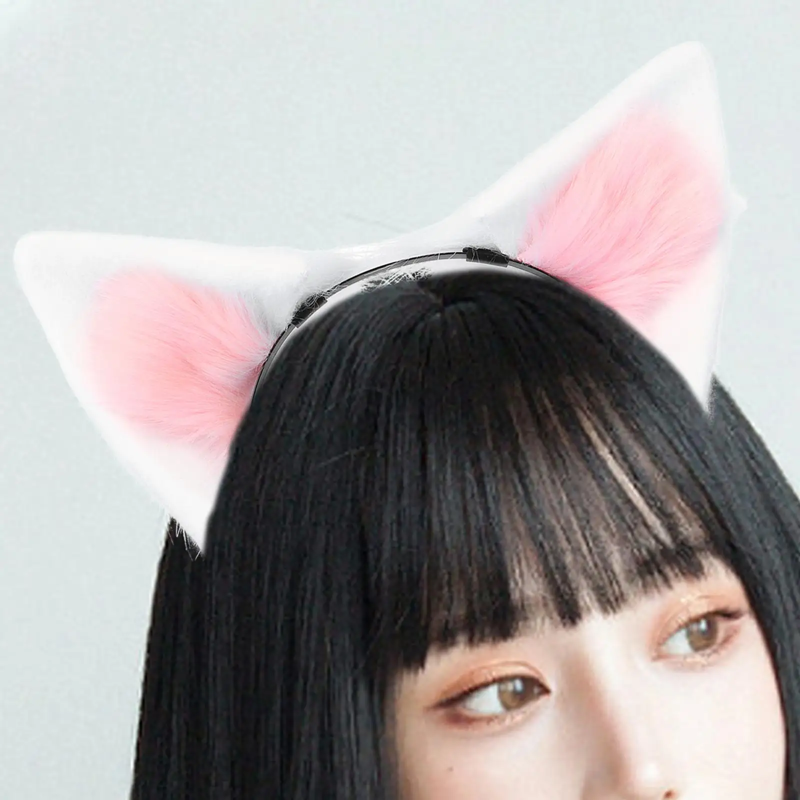 

Ears Headband Adult, Hair Hoop with Ears Bunny Faux Cute Party Favor Plush