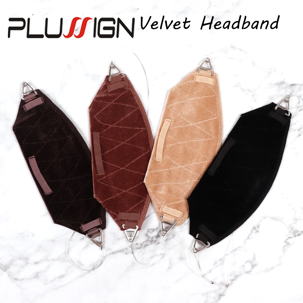 

2Pcs Black Wig Band For Women Wig Grip Band Velvet Headband For Glueless Wigs Adjustable Wig Grip Headband With Invisible Strap