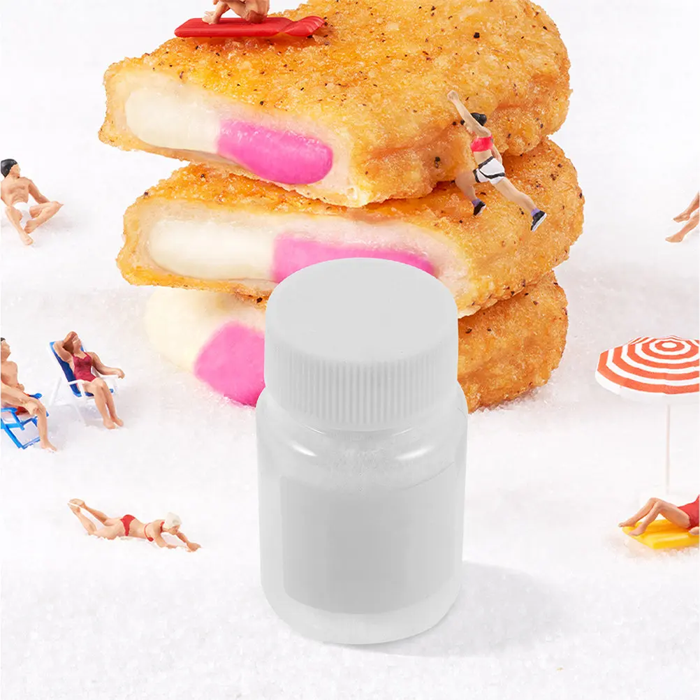2 Bottles Multi Use Flocking Powder Soft Material for Handmade Crafts DIY Squeeze Ornament Decorating Craft Supply