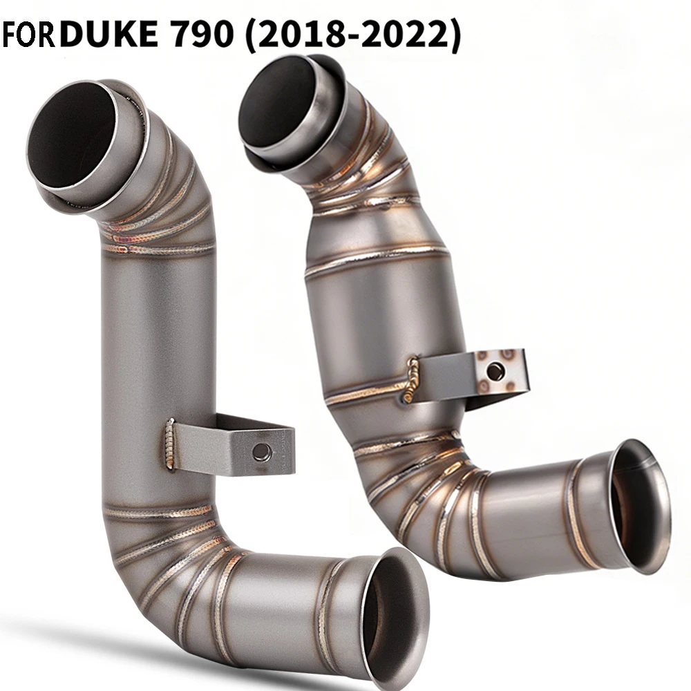 Motorcycle Central Exhaust Muffler Connection pipe retrofitted to drum belt middle For DUKE 790 890 Adventure R Rally 790 890