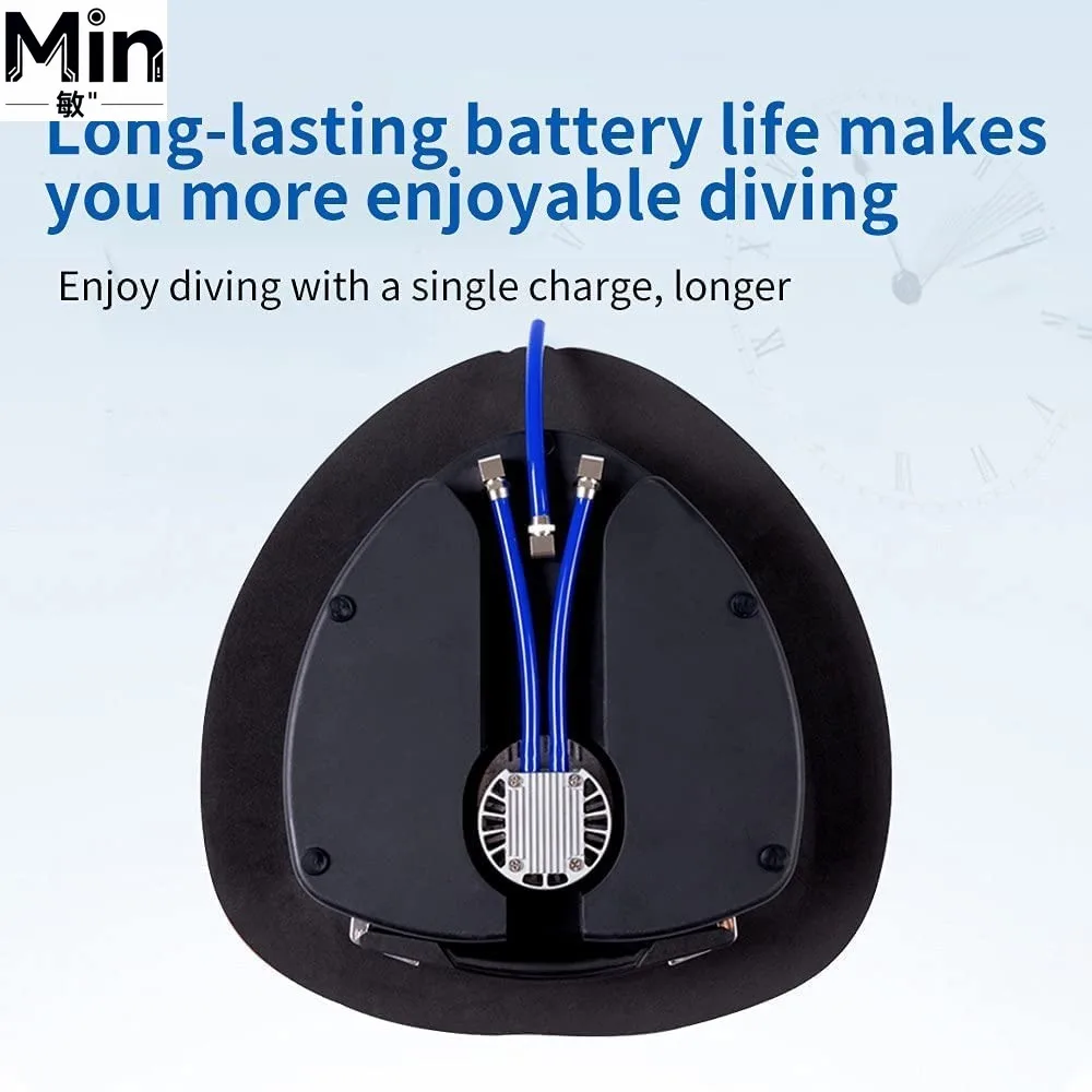 Tankless Scuba Diving System – Portable Snorkel Gear, 12M Depth, 3-5H Underwater Time
