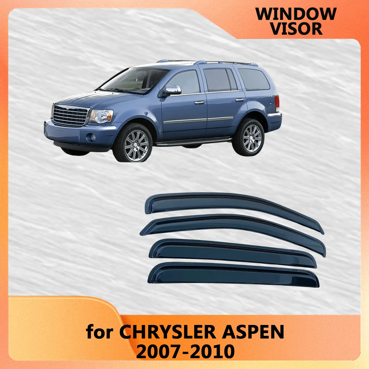 

Для CHRYSLER ASPEN 2007 2008 2009 2010, ветрозащитные дефлекторы, защита от дождя, дверной козырек, вентиляционные шторы, внешние детали, оконный козырек