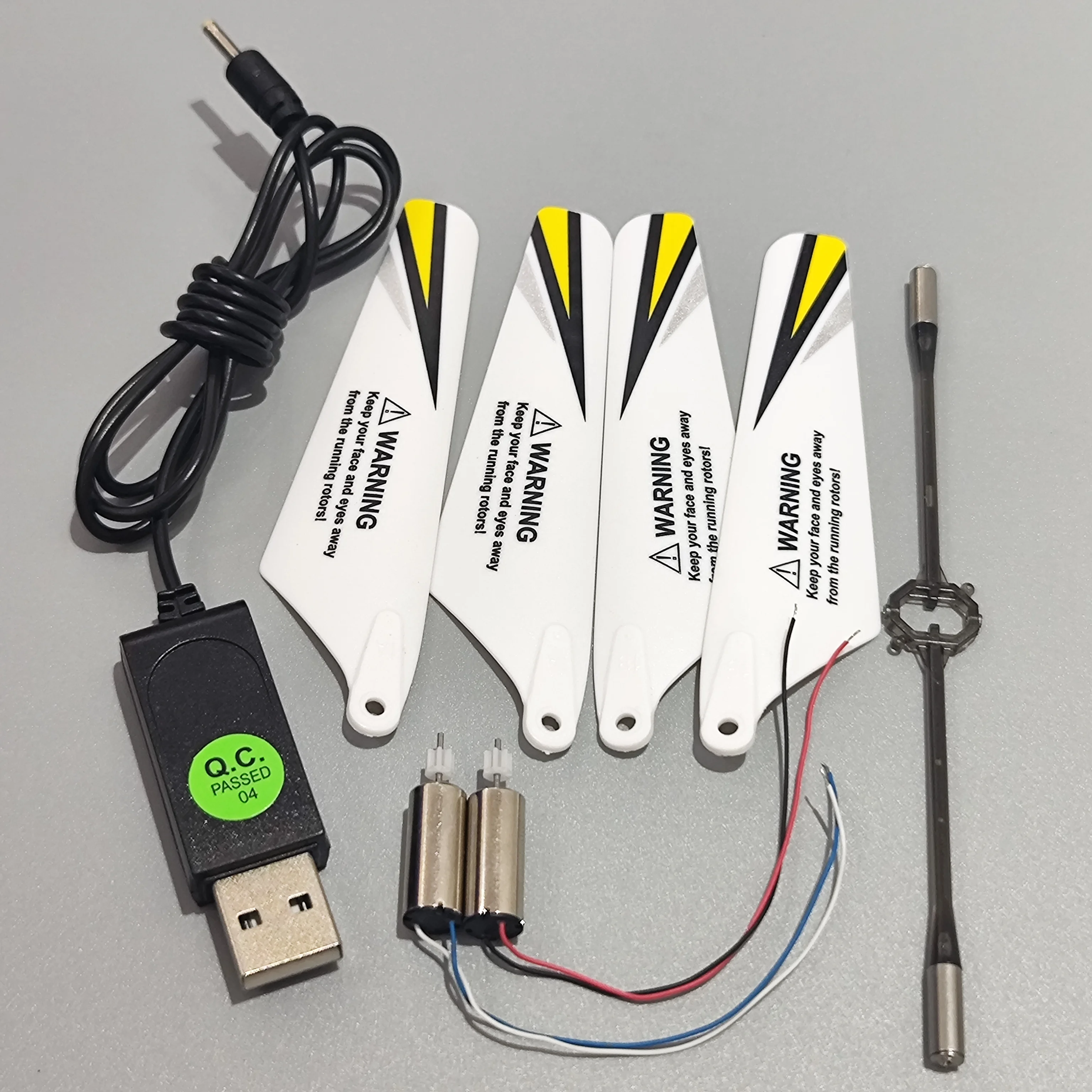 

Original Main Motor Fan Propeller balance Bar USB Charging Wire Accessories Kit for Syma S107H RC Helicopter