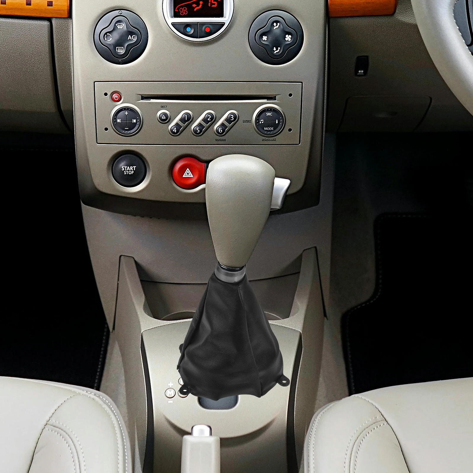 

Shift Knob for Car Manual Automatic Gear Shift Knob Protector Cover Shifter Dust Protector Faux civic fit