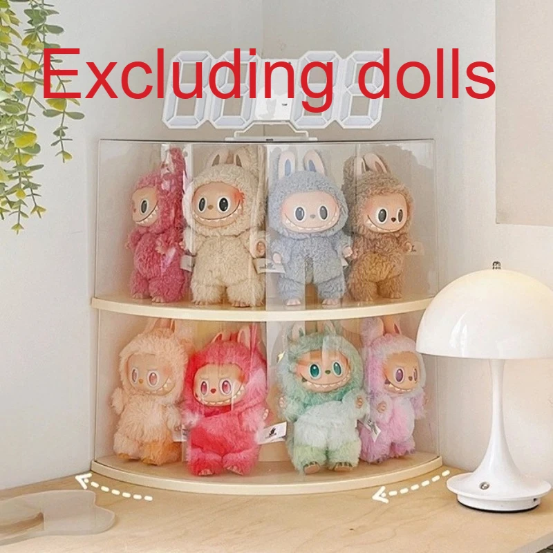 Fan Ring Unisex Doll Car Model Transparent Dustproof Display Table Home Desktop Corner Decoration Display Sorting Storage Rack