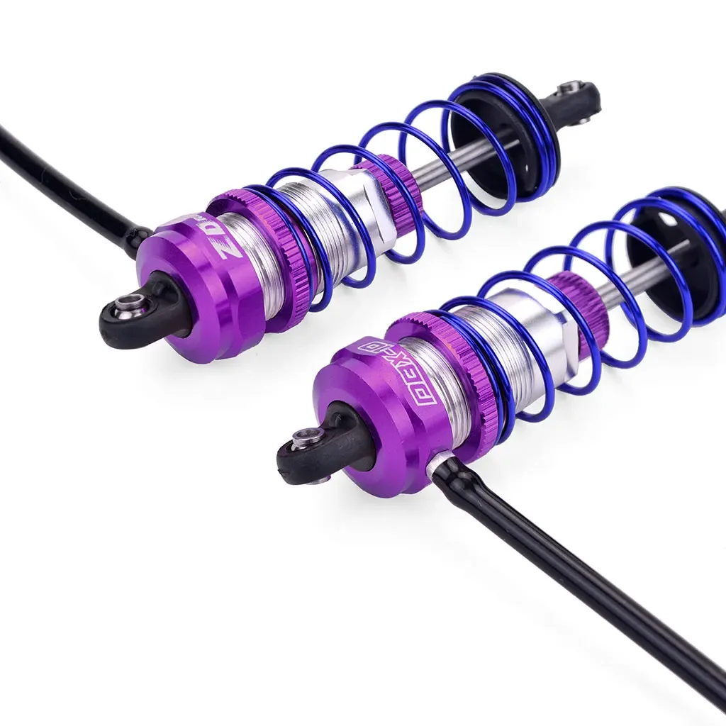 Zd amortecedor de óleo de corrida ajustável, 92mm dianteiro e 105mm suspensão traseira amortecedor para carro rc 1/10, caminhão rastreador axial trx4