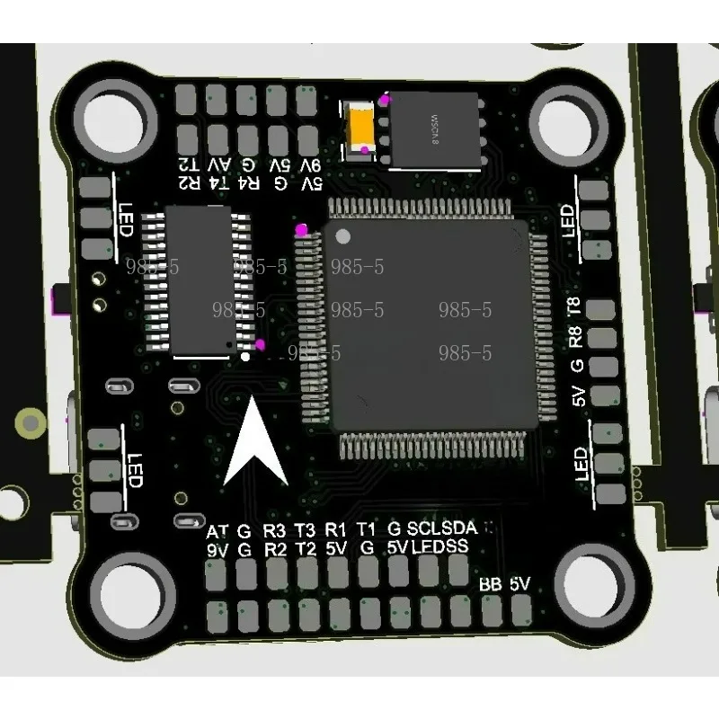 placa-de-control-de-vuelo-at32f435-crossover-great-mountain-at32