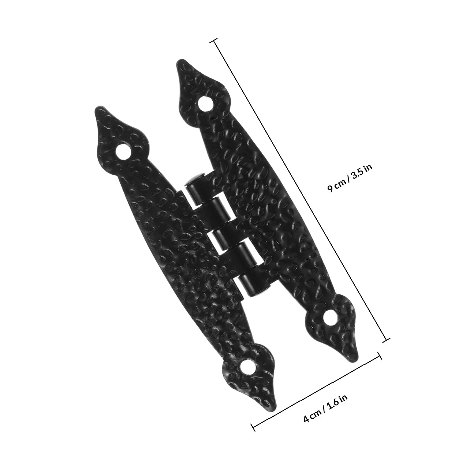 2Pcs H-Shaped Door Hinges Premium Steel Construction Strong Bearing Capacity Non-Deforming Quiet Smooth Operation for Bathroom