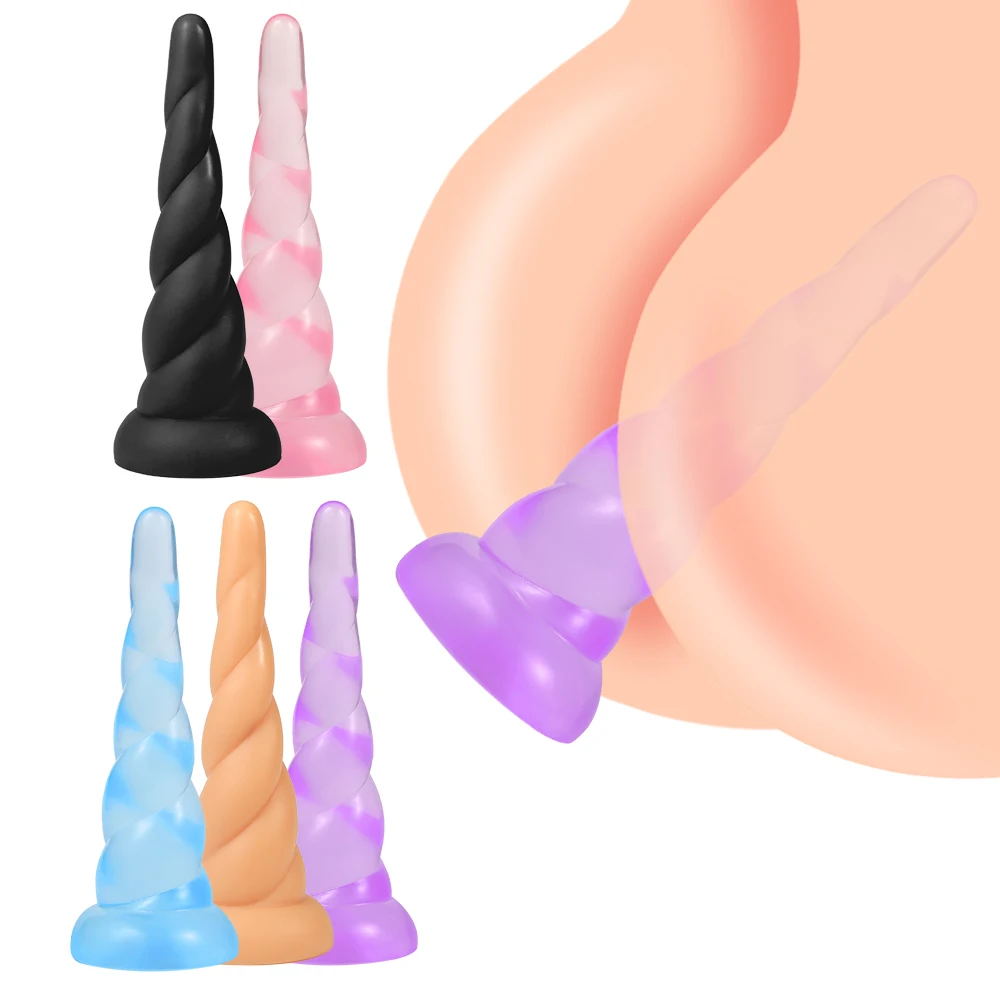 Butt Plugs with Spiral Anal Dildo Erotic Toys Stimulate Sex Item Vagina Dilator Female Masturbation Sexshop Products Adult Goods