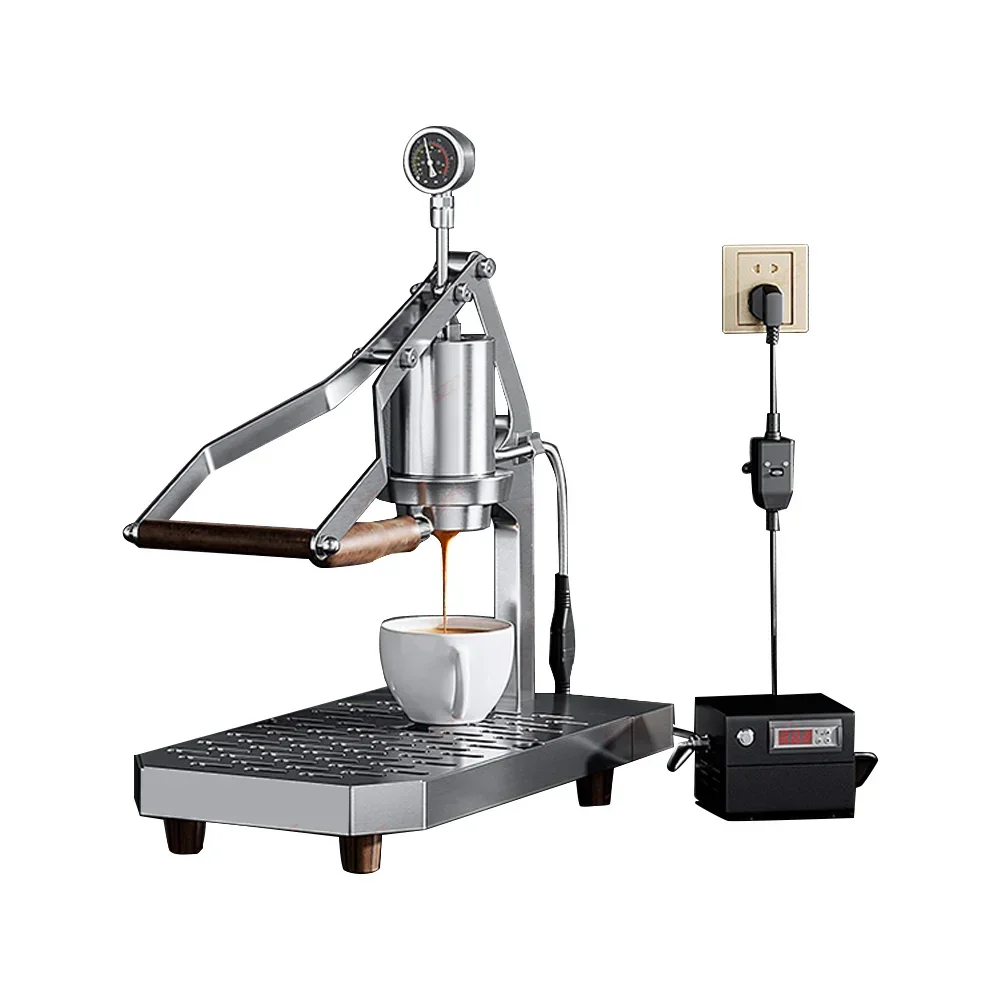 

Temperature Pre-soaking Lever Espresso Machine Italian Heating Pull Bar Coffee Maker Hand Press Italian Coffee Machine