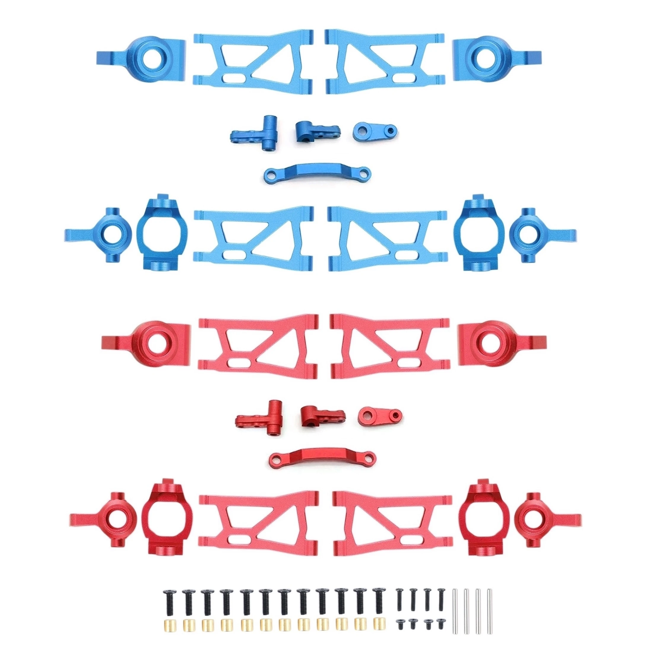 Remo Hobby Smax 1631 1635 1651 1655 Metal Suspension Arm Steering Block C-Hub Carrier Steering Assembly RC Car Upgrade Parts Kit