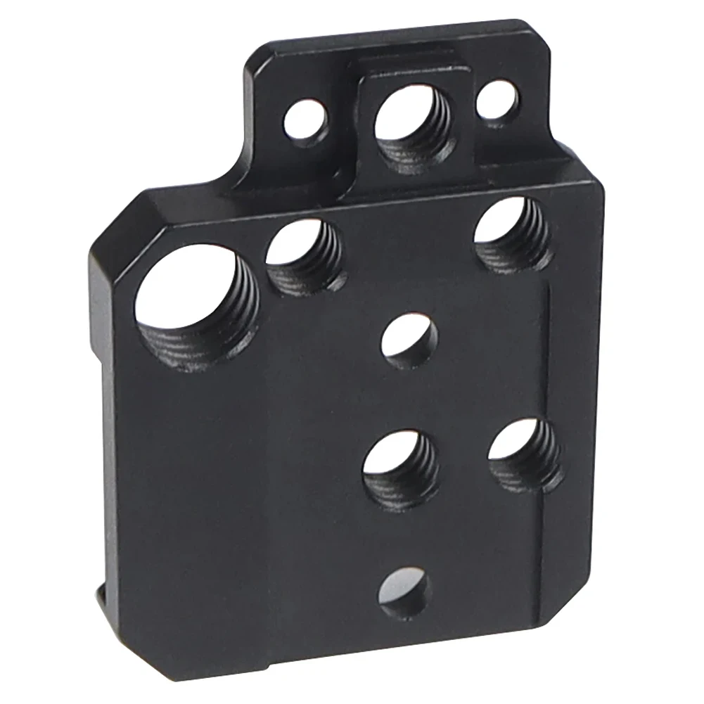 Aluminum Alloy Adapter Board with 1/4 3/8 Hole Cold Shoe Metal Monitor Mount Holder Plate for DJI Ronin RS3/RS2/RSC2/SC/S Gimbal