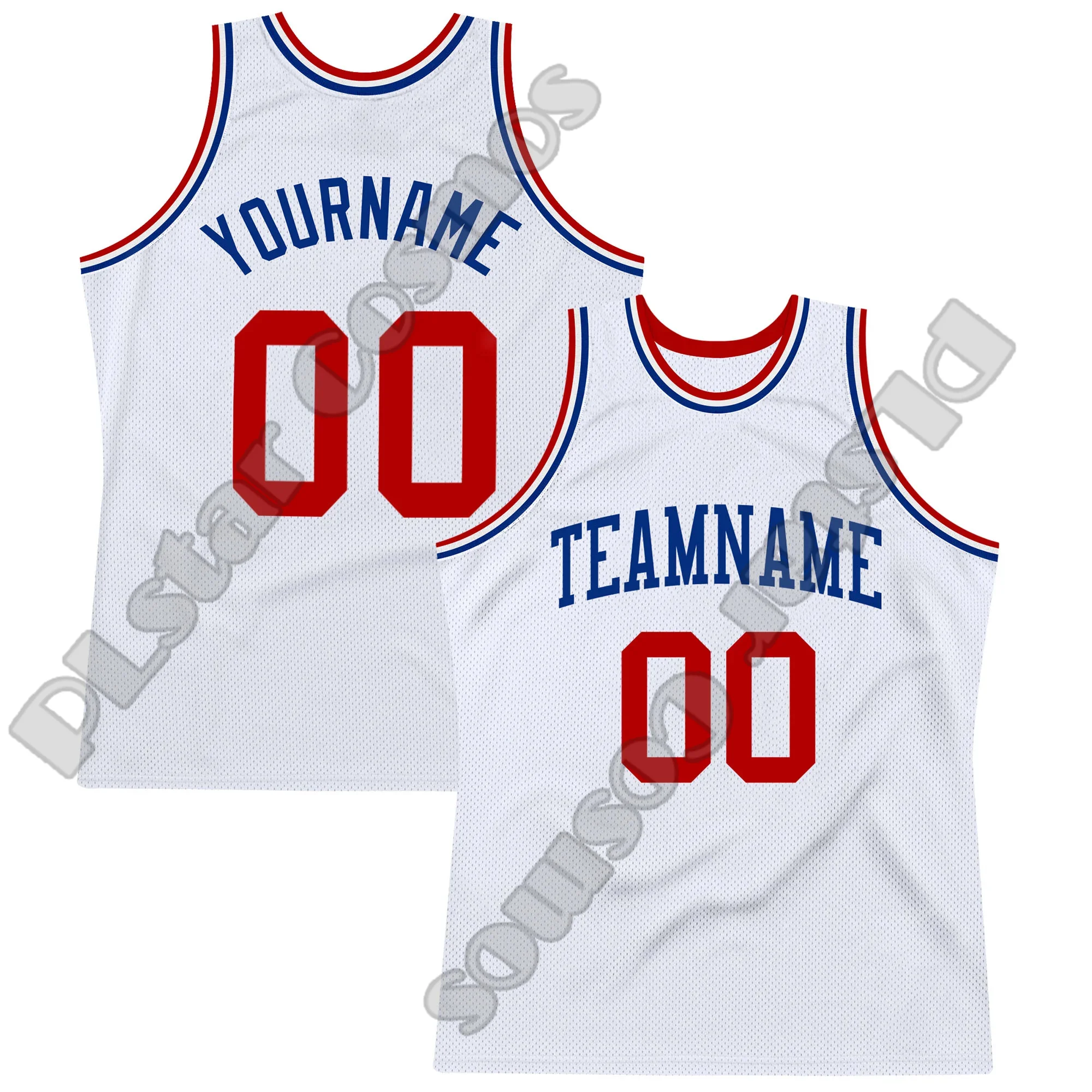 Custom Name Team Number Basketball Jersey Shirts Retro Pattern Sportswear Vintage 3DPrint Summer Tank Top Vest Drop Shipping X8