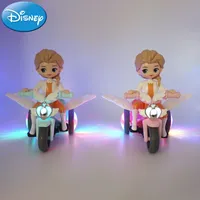 Disney Frozen Elsa Princess Electric Tricycle Rotating Projection with Light and Music Cute Cartoon Balance Cars Kids Toys Gifts